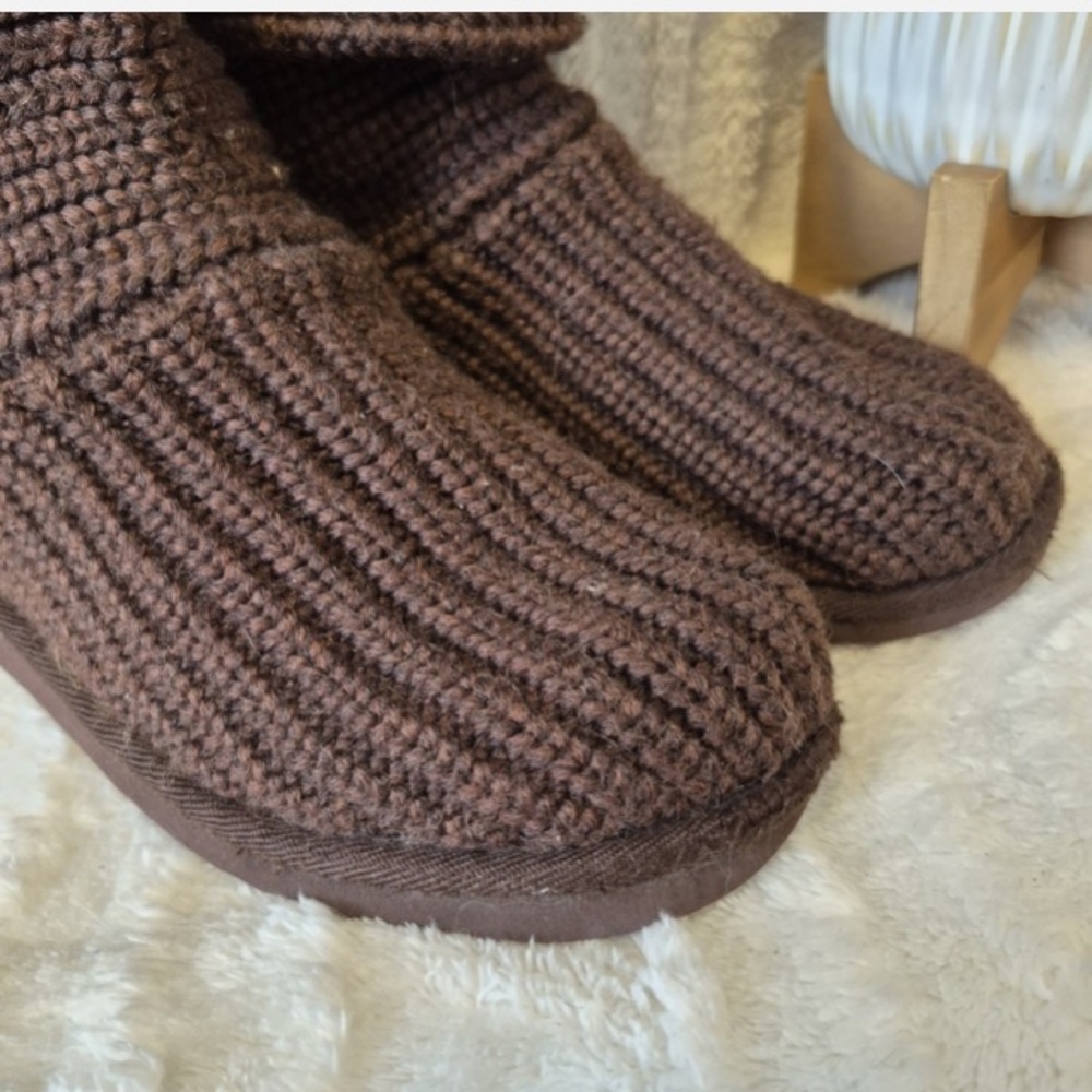 NWOT! UGG Australia Cardy Boots Knit tall Fold Over. - Picture 9 of 13
